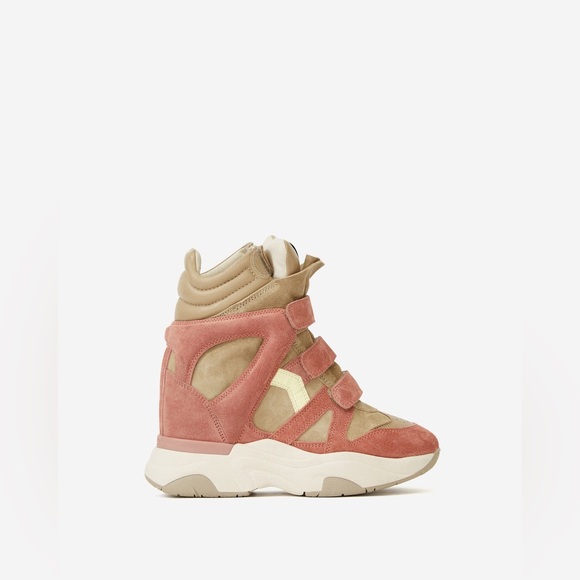 Isabel Marant Shoes - Isabel Marant | Balskee Suede Wedge Platform Sneakers | Sz US 6